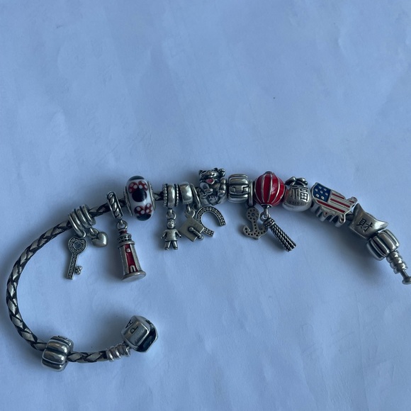 Pandora Leather 12 charms- good fortune - Picture 3 of 3